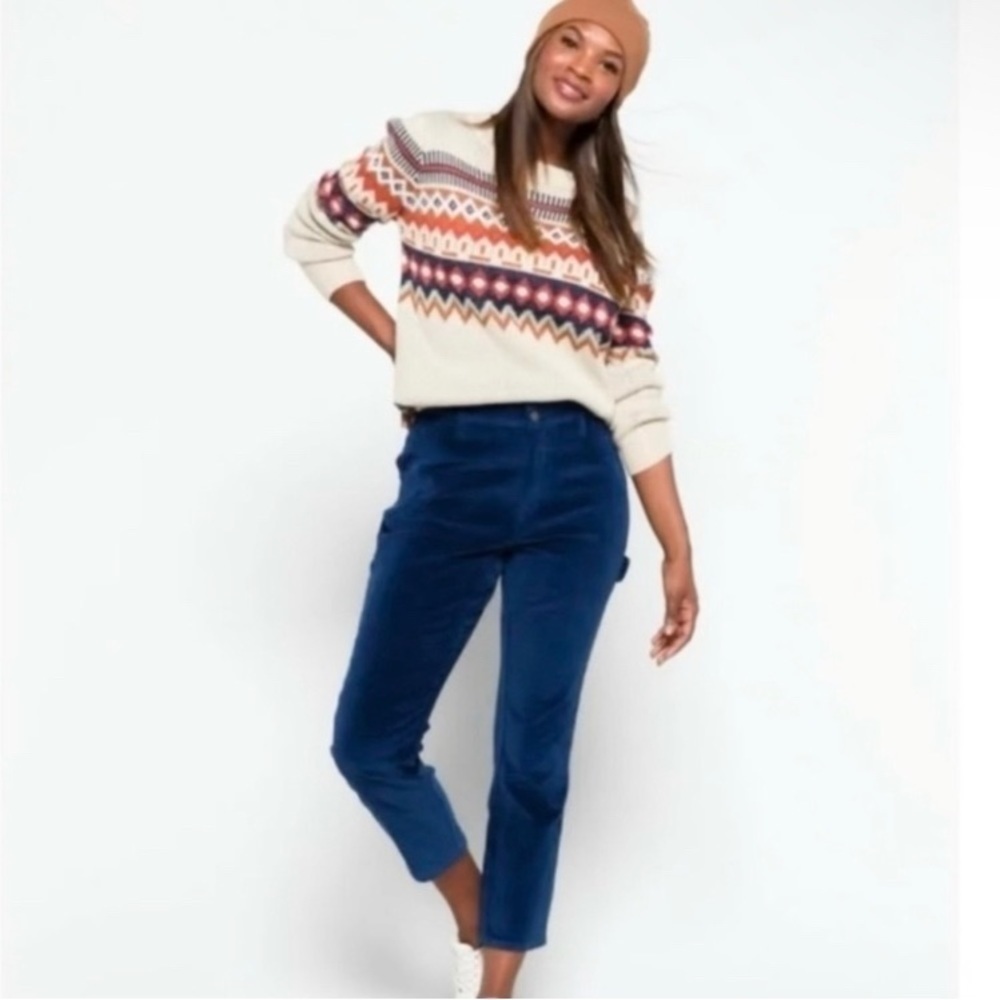 NWT Judy Blue High Waist Sapphire Blue Corduroy Slim Fit Pants Size 28